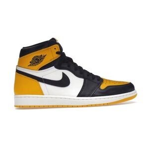 Nike Air Jordan 1 Retro High OG in Black and Yellow- Brand New, Never Worn